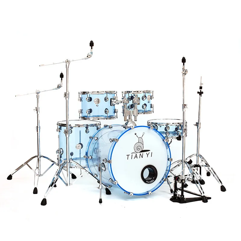 Wholesale High Grade Music Percussion Instrument Drum Kit Colorful Acrylic Jazz Drum Set
Wholesale High Grade Music Percussion Instrument Drum Kit Colorful Acrylic Jazz Drum Set