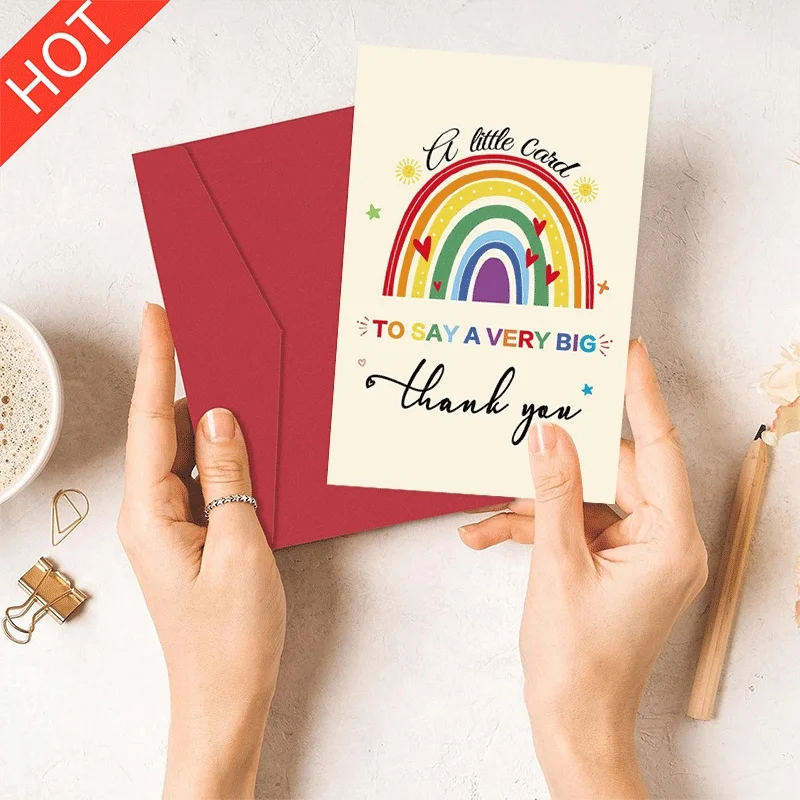 Rainbow Thank You Card, Cute Little Greeting Card for Gratitude, Appreciation Note Card for Friends Family
Rainbow Thank You Card, Cute Little Greeting Card for Gratitude, Appreciation Note Card for Friends Family