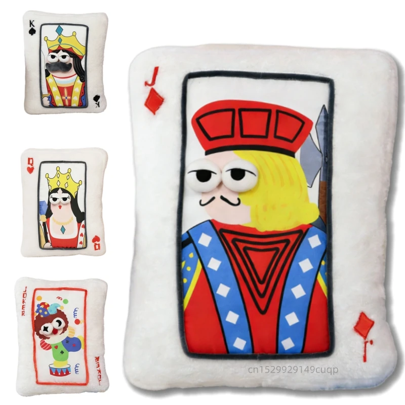 40cm Cartoon Creative Playing Cards Plush Doll Pillow J Q K Joker King Queen Cards Plush Toy Home Decoration Gift For Children
40cm Cartoon Creative Playing Cards Plush Doll Pillow J Q K Joker King Queen Cards Plush Toy Home Decoration Gift For Children