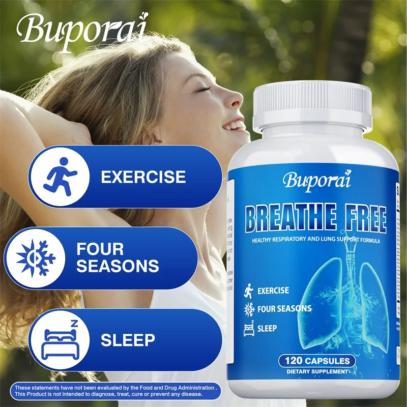 Breathe Free Support - Lung Health, Improves Hypoxia, Enhances Respiratory Endurance, Reduces Respiratory Discomfort, Non-GMO
Breathe Free Support - Lung Health, Improves Hypoxia, Enhances Respiratory Endurance, Reduces Respiratory Discomfort, Non-GMO