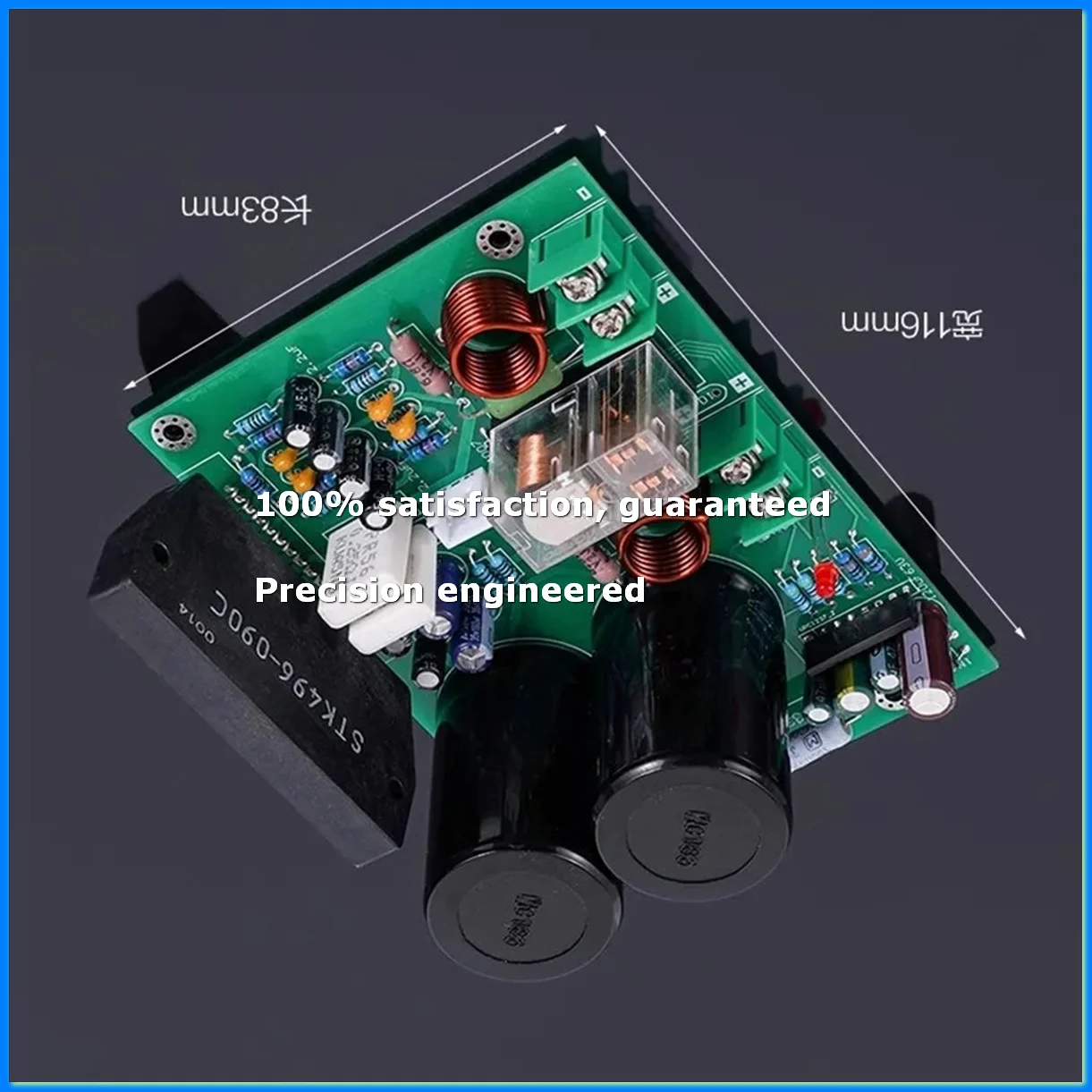 Assembly STK496-090 High-Power Low Distortion 100Wx2 HiFi Stereo Home Audio DIY Amplifier Board-ELEC
Assembly STK496-090 High-Power Low Distortion 100Wx2 HiFi Stereo Home Audio DIY Amplifier Board-ELEC