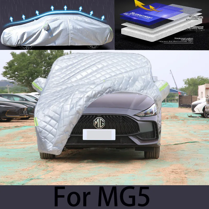 For Mg5 Car hail protection cover rain protection scratch protection paint peeling protection car clothing
For Mg5 Car hail protection cover rain protection scratch protection paint peeling protection car clothing