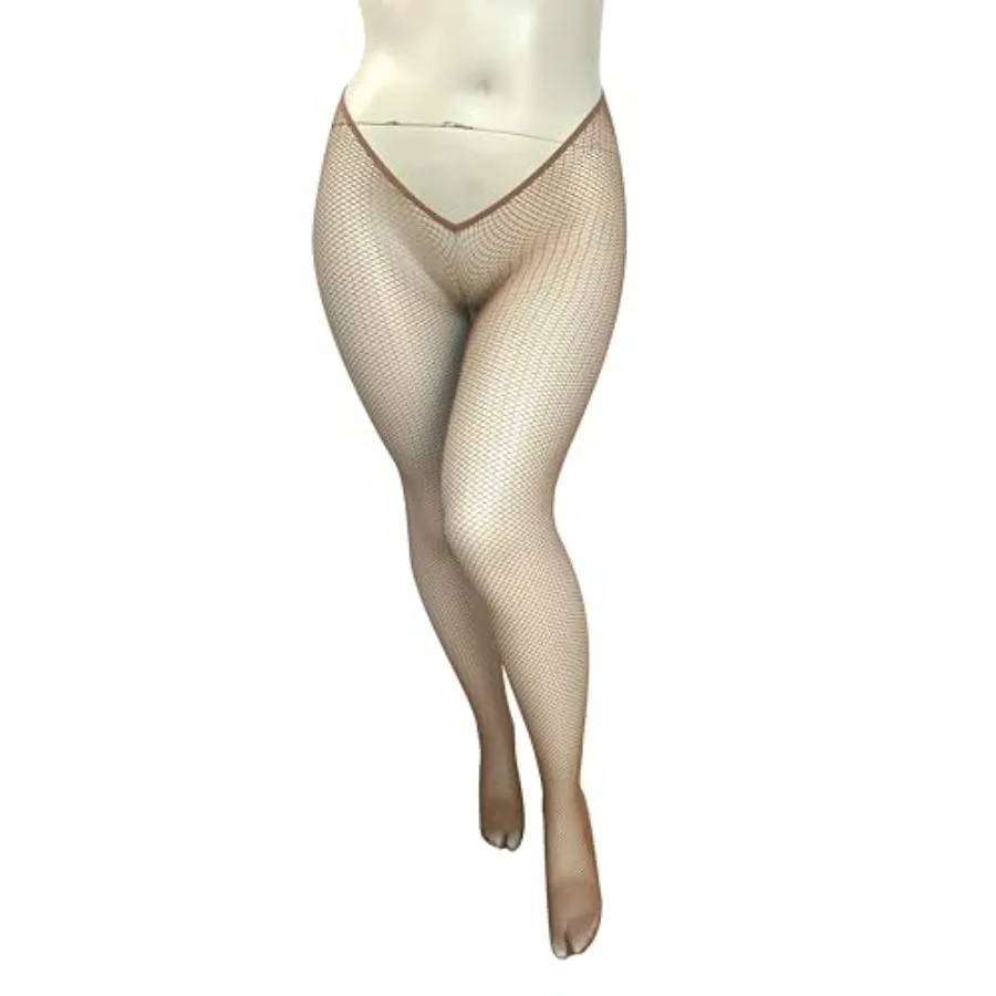 V-Cut Skintone Gold Glitter Fishnet Stockings VCUT Carnival Tights for Black and Brown Skin Women
V-Cut Skintone Gold Glitter Fishnet Stockings VCUT Carnival Tights for Black and Brown Skin Women