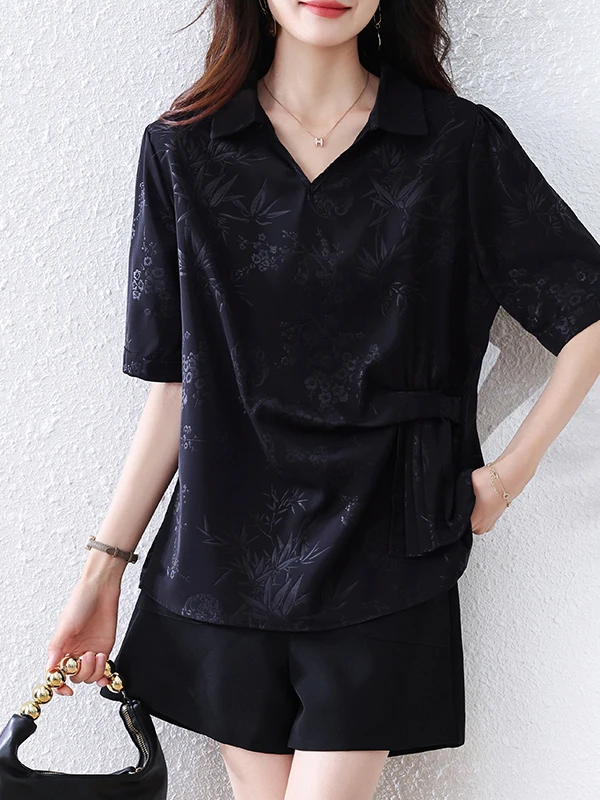 Fashionable Loose Short Sleeve Shirt Women's plus Size Summer 2026 Elegant Style Slimming Top Trendy Small Shirt for Plump MM
Fashionable Loose Short Sleeve Shirt Women's plus Size Summer 2026 Elegant Style Slimming Top Trendy Small Shirt for Plump MM