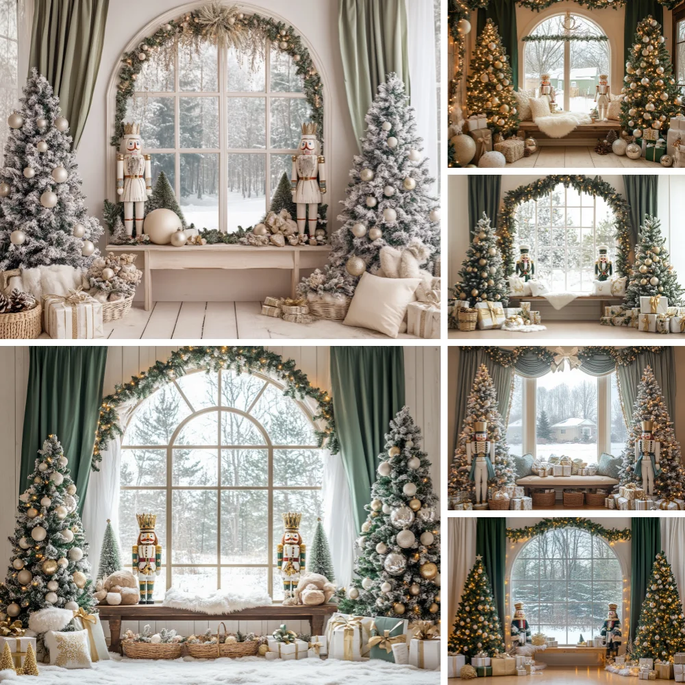 Winter Christmas Window Backdrop Frosted Pine Nutcracker Gift Kids Family Holiday Shooting Photography Background Prop
Winter Christmas Window Backdrop Frosted Pine Nutcracker Gift Kids Family Holiday Shooting Photography Background Prop