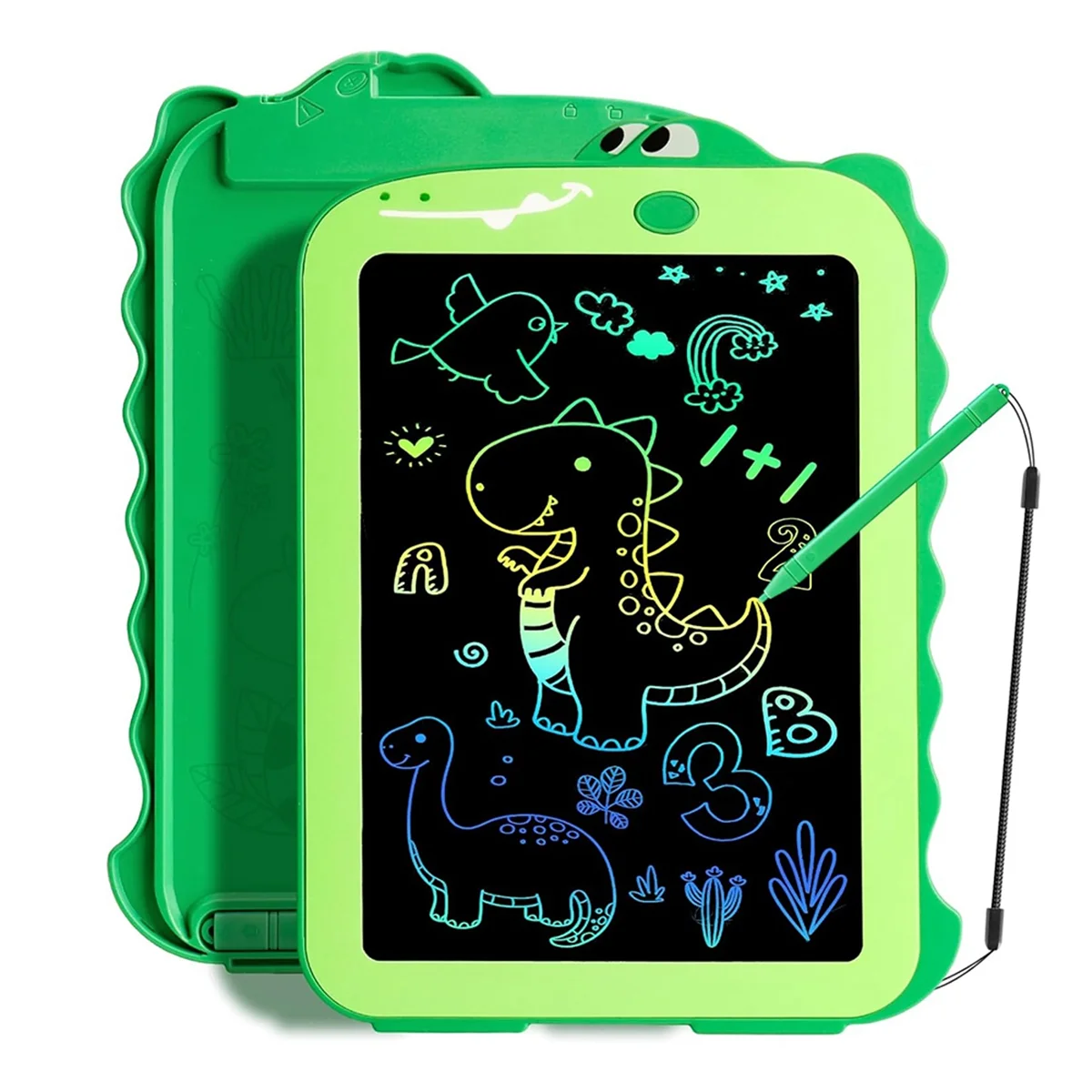 ABGV LCD Writing Tablet for Kids, Colorful Toddlers Toys Drawing Board, Educational Kid Toys, Doodle Pad Dinosaur Toys Green 
ABGV LCD Writing Tablet for Kids, Colorful Toddlers Toys Drawing Board, Educational Kid Toys, Doodle Pad Dinosaur Toys Green