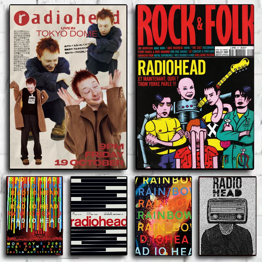 Vintage Rock Band Characters Radiohead Poster HD art sticky wall waterproof home living room bedroom bar aesthetic decoration
Vintage Rock Band Characters Radiohead Poster HD art sticky wall waterproof home living room bedroom bar aesthetic decoration