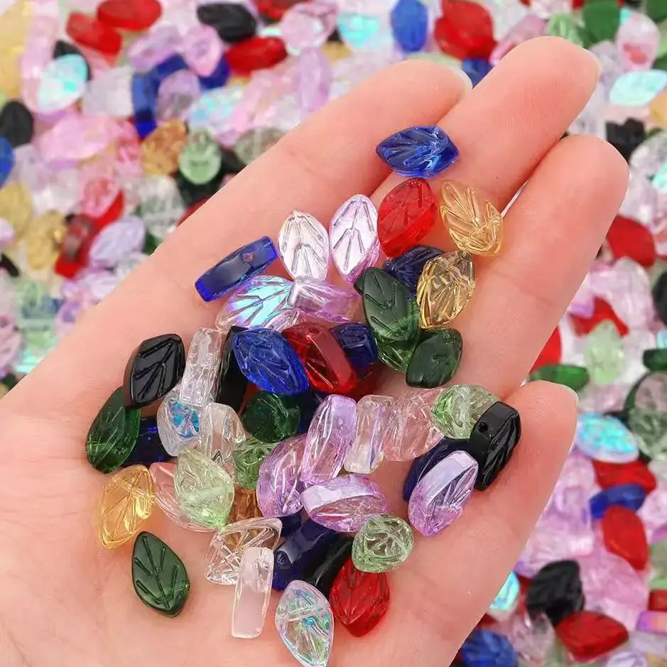 30 шт. стеклянных бусин в форме листьев, рассыпные бусины-разделители, подвески-шармы из чешского стекла для изготовления ювелирных изделий, браслетов и подвесок своими руками
30 шт. стеклянных бусин в форме листьев, рассыпные бусины-разделители, подвески-шармы из чешского стекла для изготовления ювелирных изделий, браслетов и подвесок своими руками