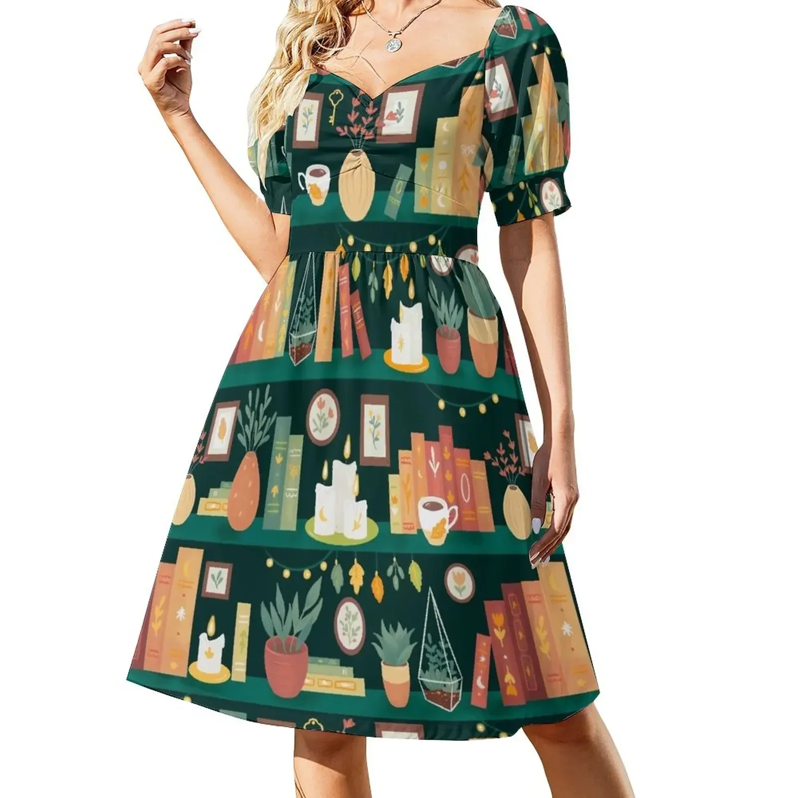 Hygge library Short-Sleeved Dress luxury woman party dress women formal occasion dresses
Hygge library Short-Sleeved Dress luxury woman party dress women formal occasion dresses