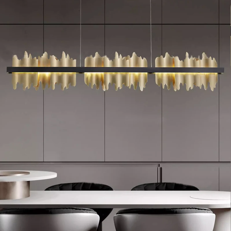 BOSSEN LED modern wave pendant light living room bedroom lustre gold ceiling pendant light
BOSSEN LED modern wave pendant light living room bedroom lustre gold ceiling pendant light