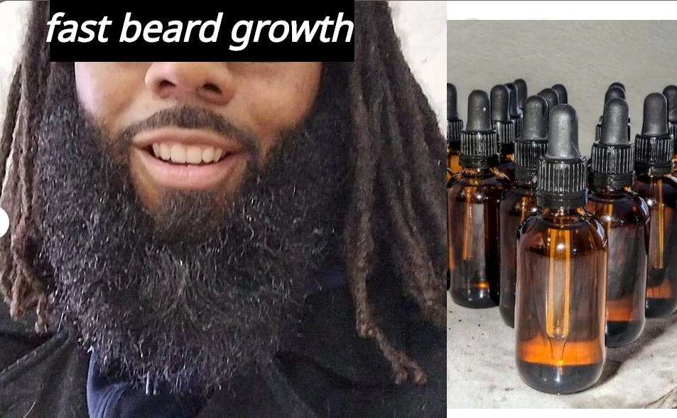 Rapid Beard Hair Growth Oil, Hair Growth, Thicker Hair, Longer and Fuller Beard, Fast Beard Growth Oil
Rapid Beard Hair Growth Oil, Hair Growth, Thicker Hair, Longer and Fuller Beard, Fast Beard Growth Oil