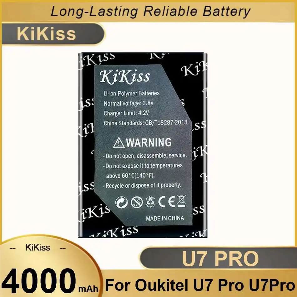 Надежная замена аккумулятора мобильного телефона для Oukitel U7 Pro U7Pro 4000 мАч, высокая производительность
Надежная замена аккумулятора мобильного телефона для Oukitel U7 Pro U7Pro 4000 мАч, высокая производительность