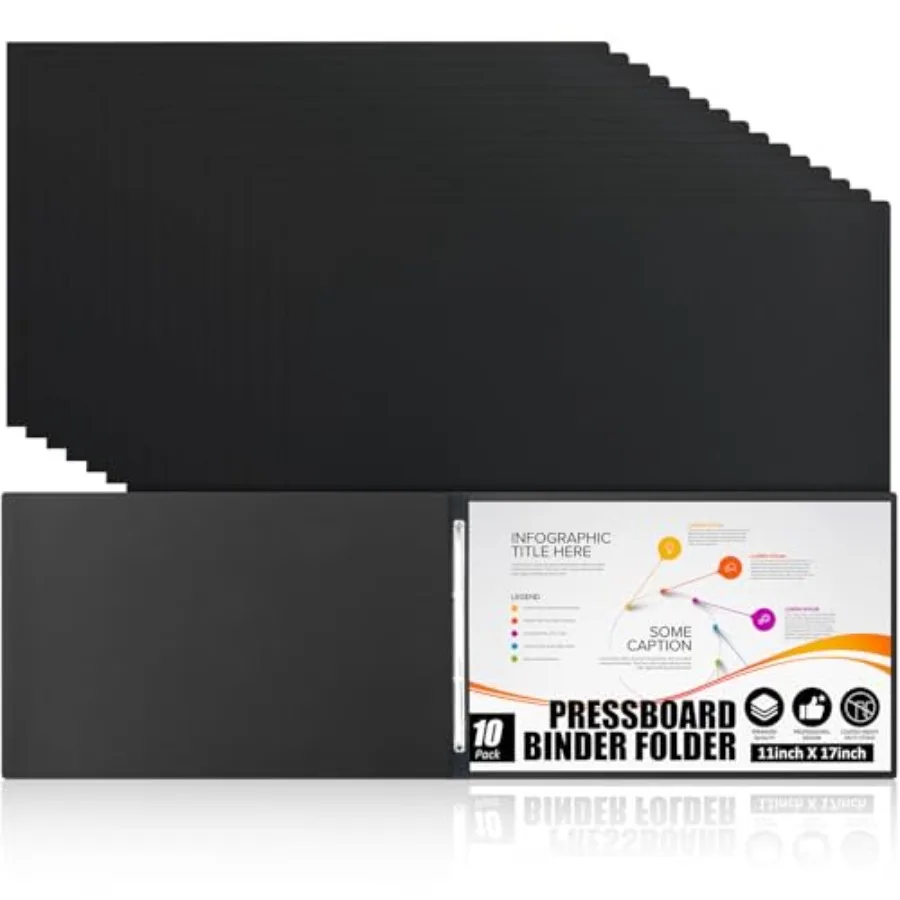 Pcs Pressboard Report Cover 3" Capacity Presentation Binder Folder with Metal Prong Paper Fastener to Neatly Bind Reports Propo
Pcs Pressboard Report Cover 3" Capacity Presentation Binder Folder with Metal Prong Paper Fastener to Neatly Bind Reports Propo