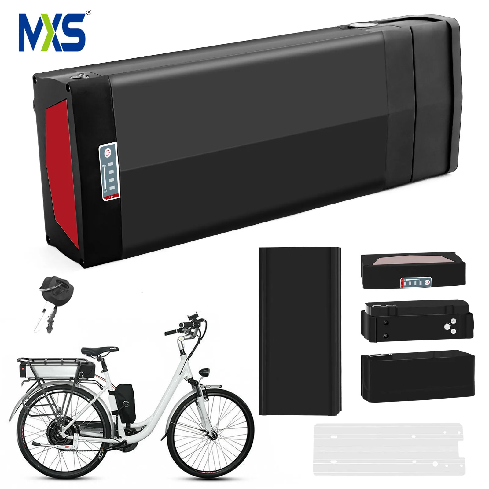 MAX 117/126 Pcs 18650 Cells Rack Ebike Battery Box Huge Battery Box Ebike Large Shell Case Rear Rack Battery Case Box
MAX 117/126 Pcs 18650 Cells Rack Ebike Battery Box Huge Battery Box Ebike Large Shell Case Rear Rack Battery Case Box