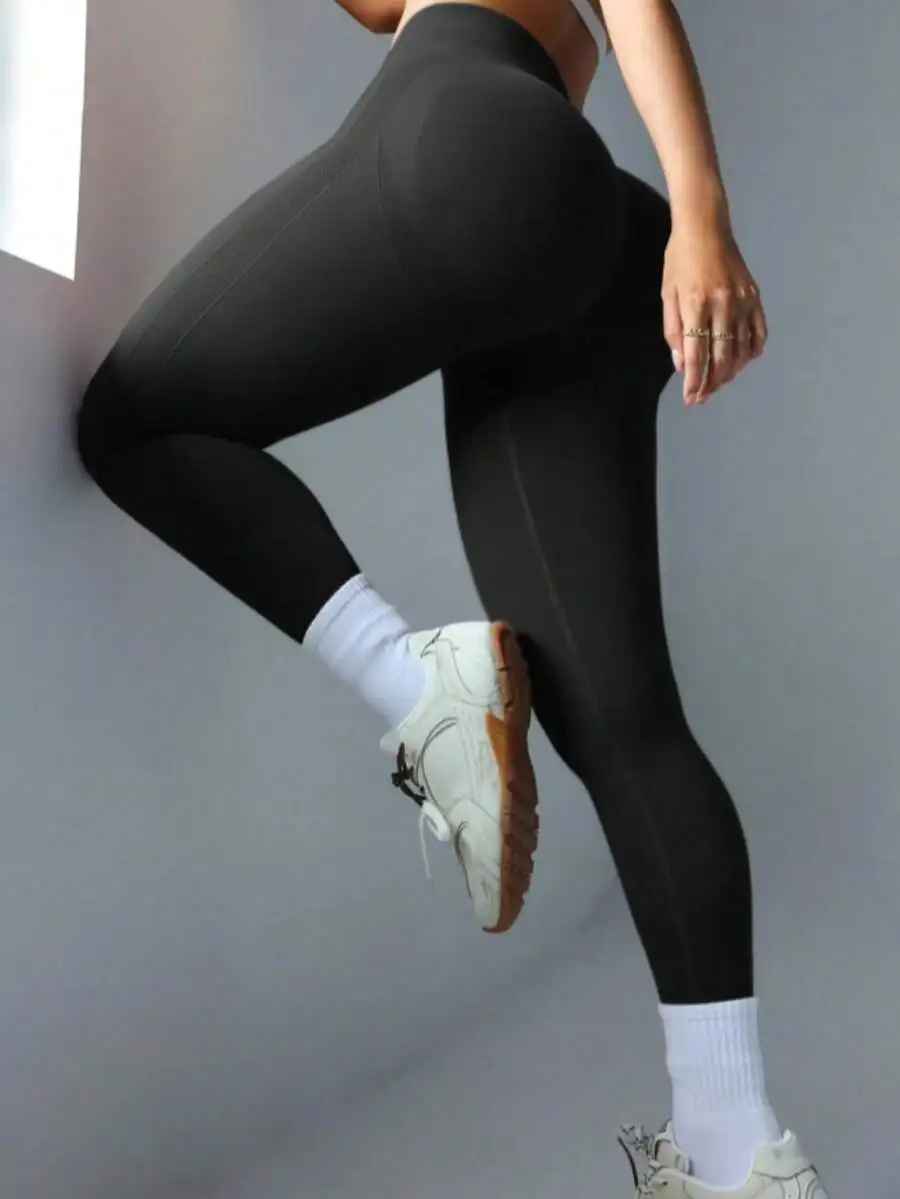 High Waist Compression Tights 4 Way Stretch Fabric For Outdoor Sports Running Black
High Waist Compression Tights 4 Way Stretch Fabric For Outdoor Sports Running Black