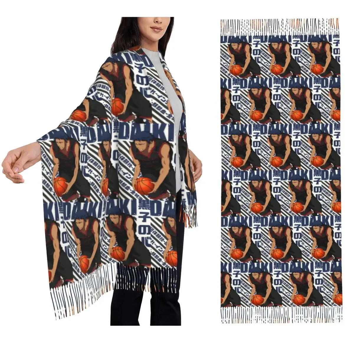 Harajuku Basketball Kuroko No Basket Basuke Kaijo Шарф с кисточками Шарфы Женские шали и накидки Длинная осенне-зимняя шаль
Harajuku Basketball Kuroko No Basket Basuke Kaijo Шарф с кисточками Шарфы Женские шали и накидки Длинная осенне-зимняя шаль