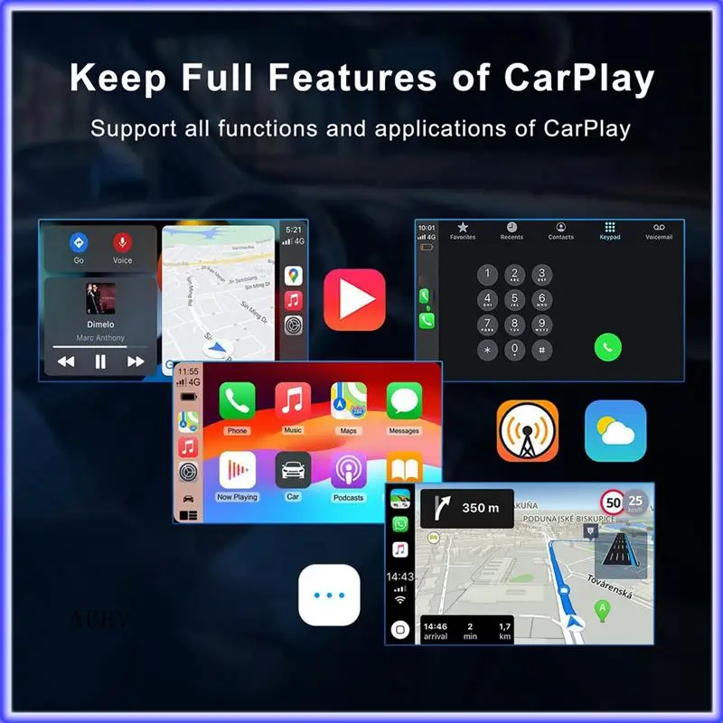 Highly Recommended-Wireless Carplay Adapter For Iphone Car Adapter USB Plug & Play 5Ghz Convert Wired To Carplay Wireless Box Fo
Highly Recommended-Wireless Carplay Adapter For Iphone Car Adapter USB Plug & Play 5Ghz Convert Wired To Carplay Wireless Box Fo