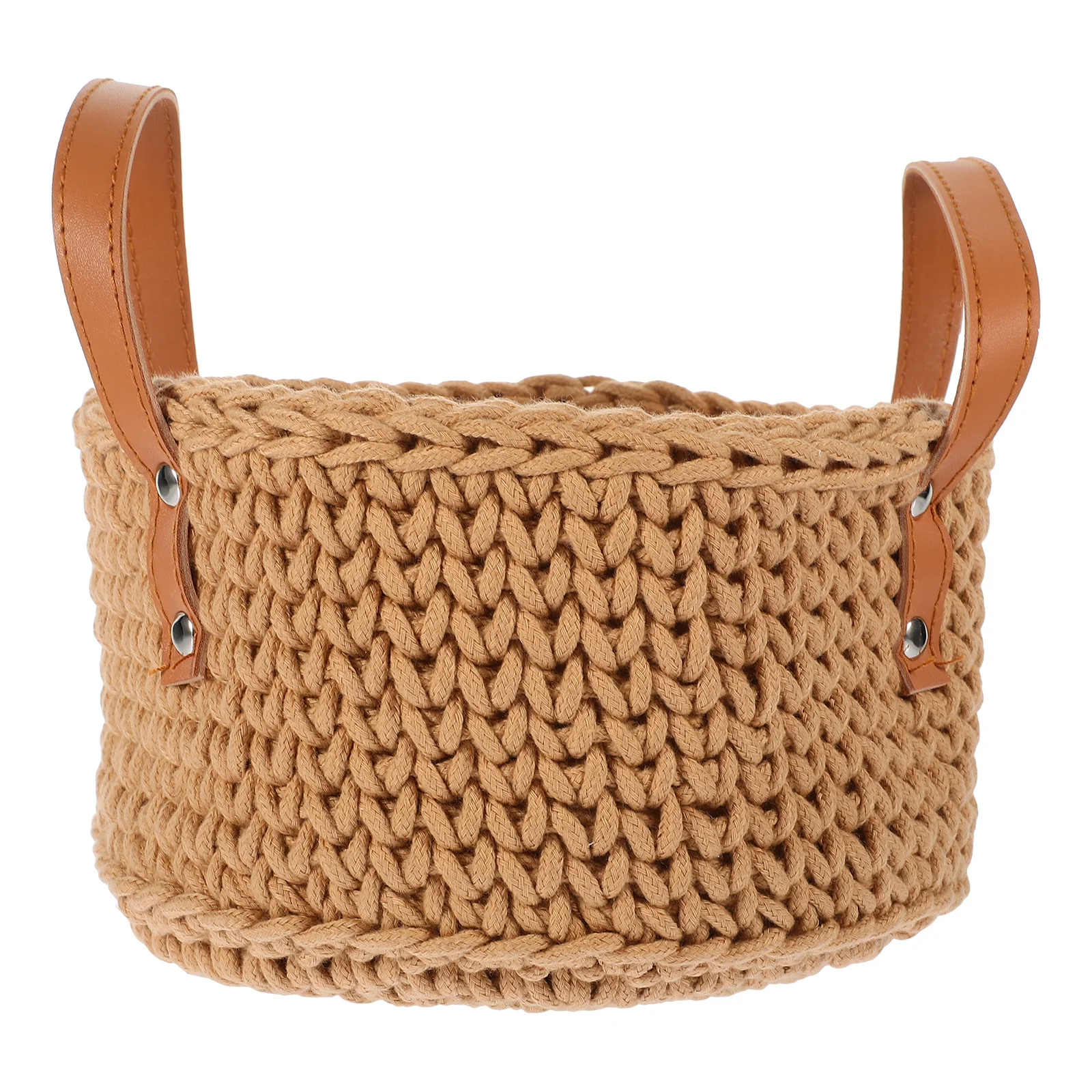 1pc Cotton Rope Basket 12 Inch Storage Basket Pu Handles Reusable Organizer Bedroom Bathroom Living Room Woven Storage Baskets
1pc Cotton Rope Basket 12 Inch Storage Basket Pu Handles Reusable Organizer Bedroom Bathroom Living Room Woven Storage Baskets
