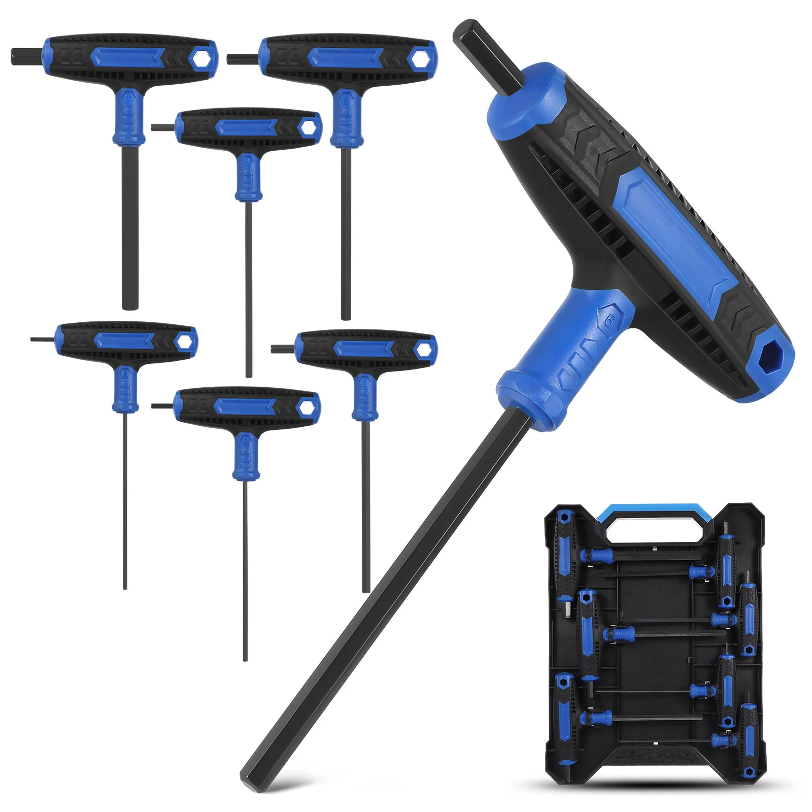 7 Pcs Long Arm T-Handle Key Wrench Set Portable Driver Set Steel T-Handle Wrenches For Home Repair And Maintenance
7 Pcs Long Arm T-Handle Key Wrench Set Portable Driver Set Steel T-Handle Wrenches For Home Repair And Maintenance