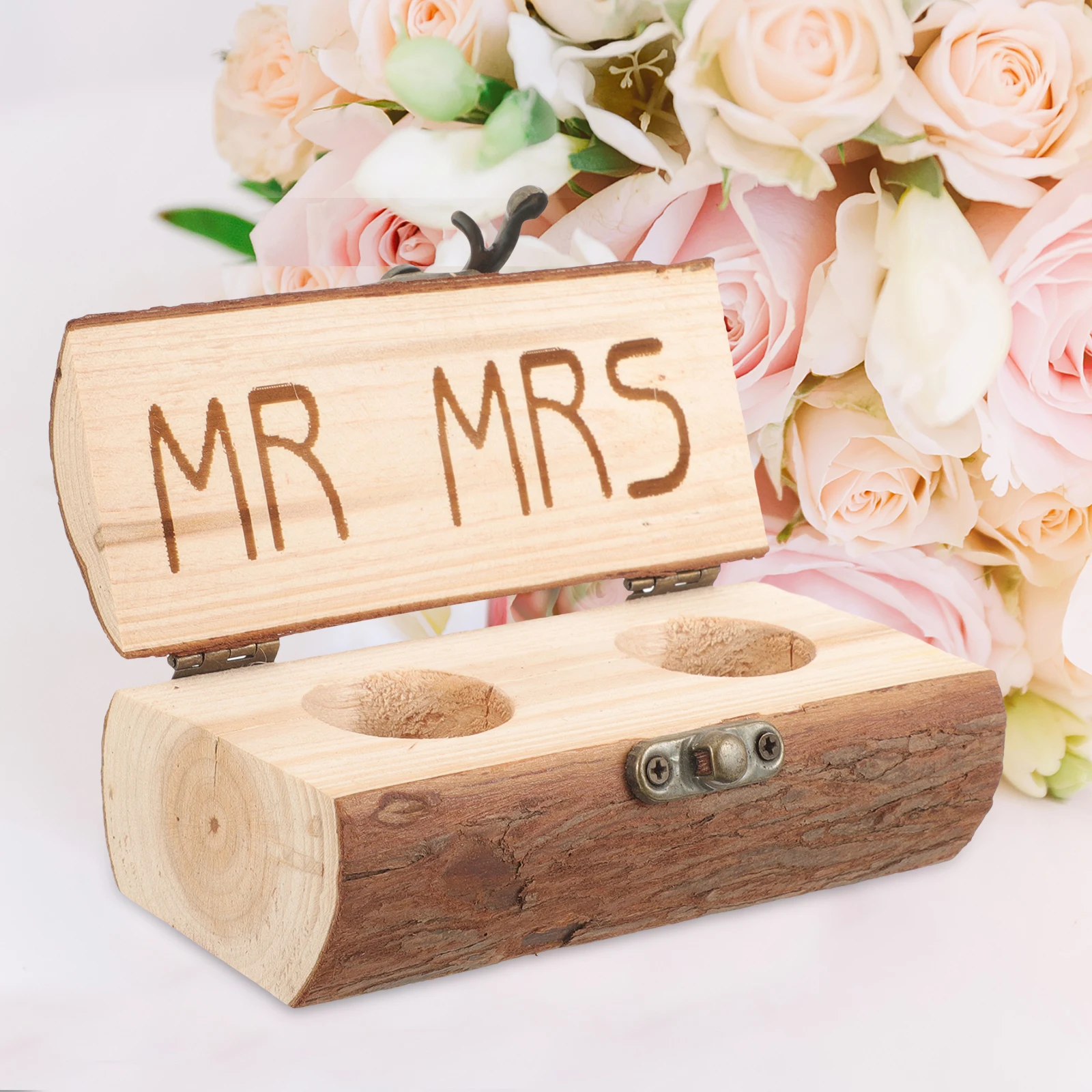 Wooden Wedding Ring Box Vintage Small Jewelry Storage Case Country Decoration Engagement Holder Rustic Style Safe for rings
Wooden Wedding Ring Box Vintage Small Jewelry Storage Case Country Decoration Engagement Holder Rustic Style Safe for rings