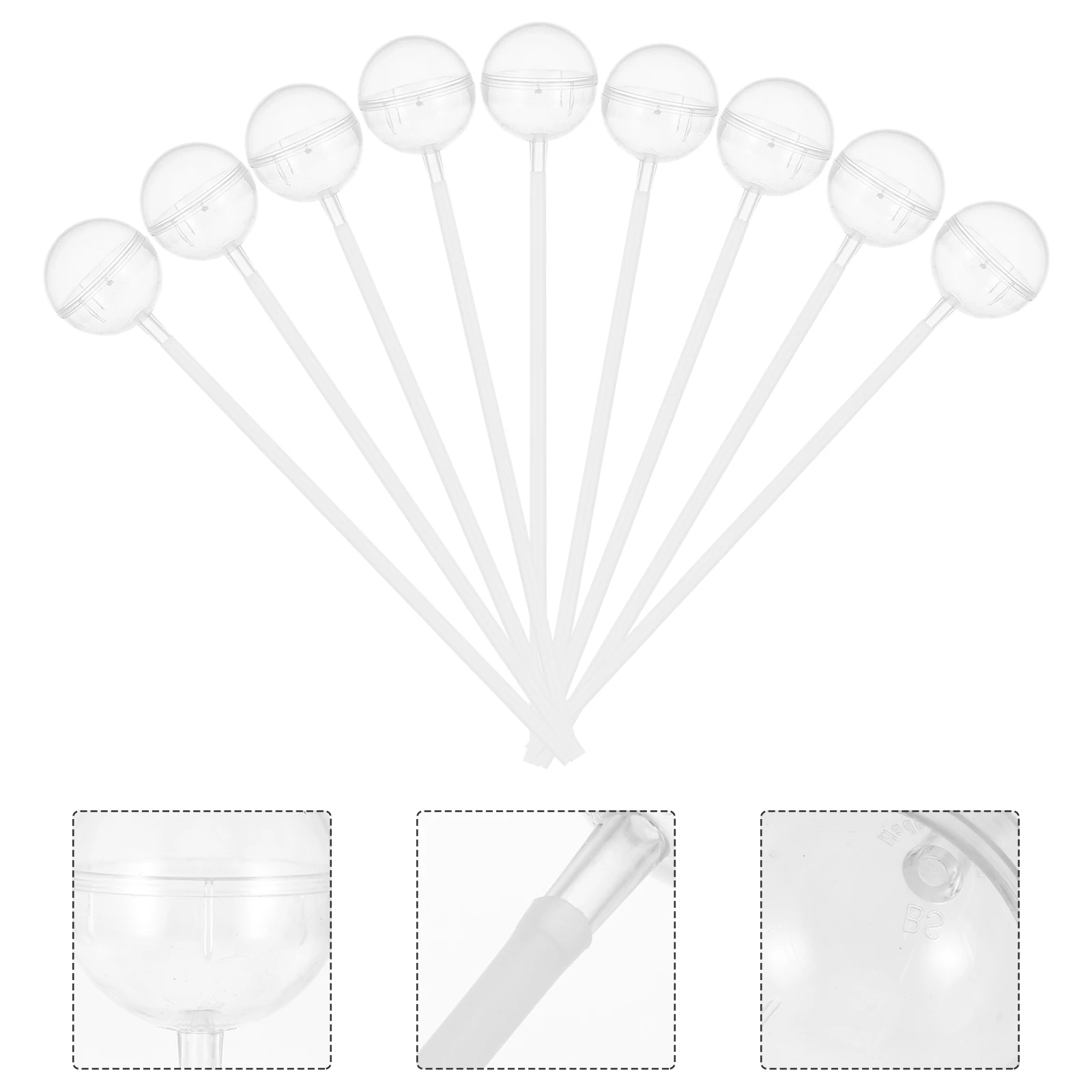 100 Pcs Clear Support for Candy Candy Bouquet Holder Bouquet Ball Base DIY Decor ReusableChocolate Ball Holder
100 Pcs Clear Support for Candy Candy Bouquet Holder Bouquet Ball Base DIY Decor ReusableChocolate Ball Holder