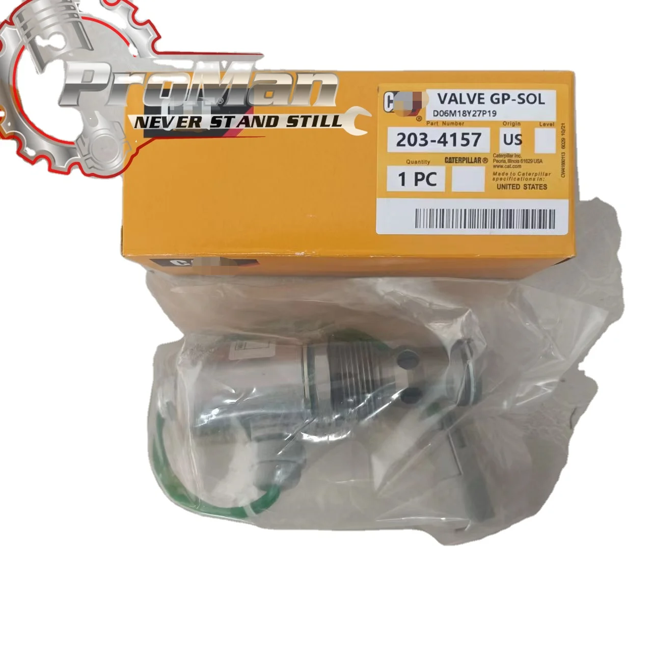 203-4157 2034157 Solenoid Valve Assembly for TRACK-TYPE Tractors D11R D11T D10N D10R D10T New Spot Popularity Explosion
203-4157 2034157 Solenoid Valve Assembly for TRACK-TYPE Tractors D11R D11T D10N D10R D10T New Spot Popularity Explosion