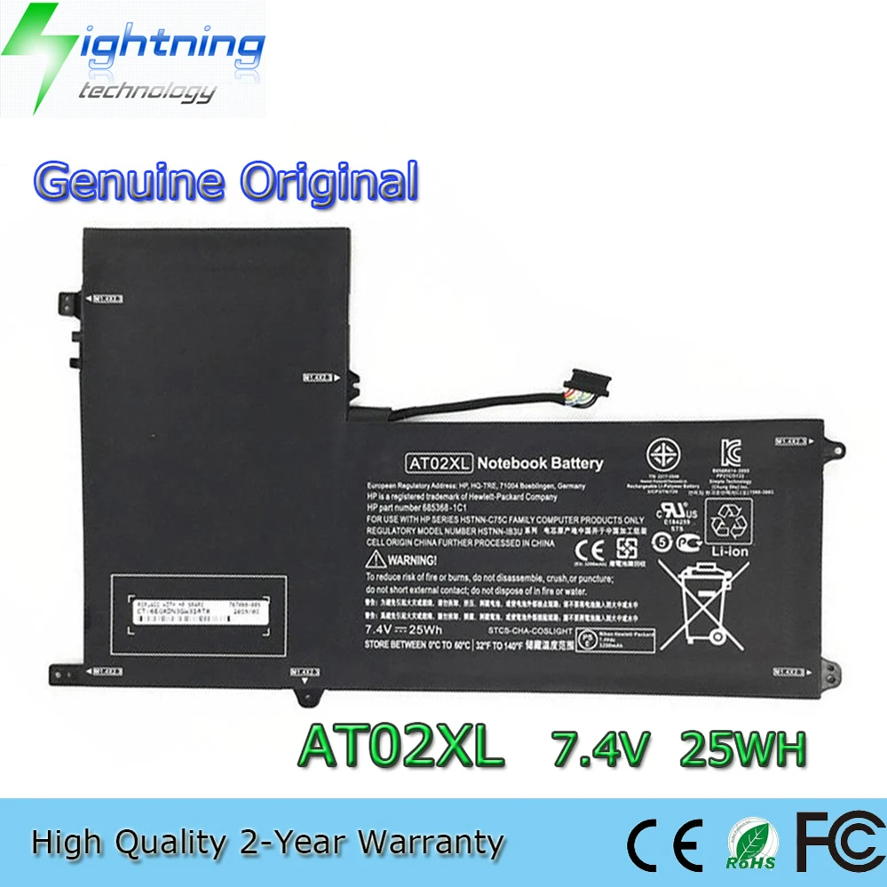 Оригинальный аккумулятор для ноутбука AT02XL 7,4 В 24 Втч для HP ElitePad 900 G1 HSTNN-IB3U 685368-1C1 685987-001G03032XL
Оригинальный аккумулятор для ноутбука AT02XL 7,4 В 24 Втч для HP ElitePad 900 G1 HSTNN-IB3U 685368-1C1 685987-001G03032XL