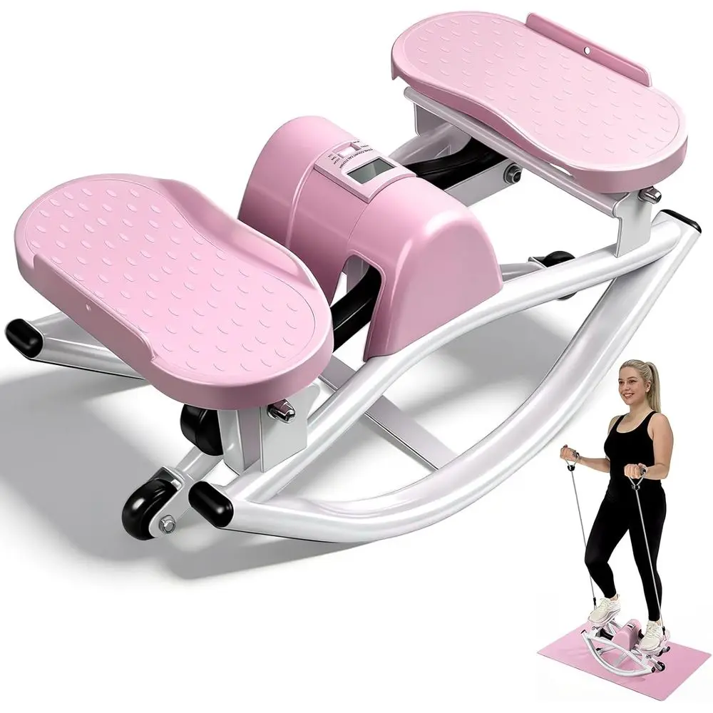 Low Impact Home Stair Stepper with Balance Board, Exercise Bands, and Non-Slip Mat
Low Impact Home Stair Stepper with Balance Board, Exercise Bands, and Non-Slip Mat