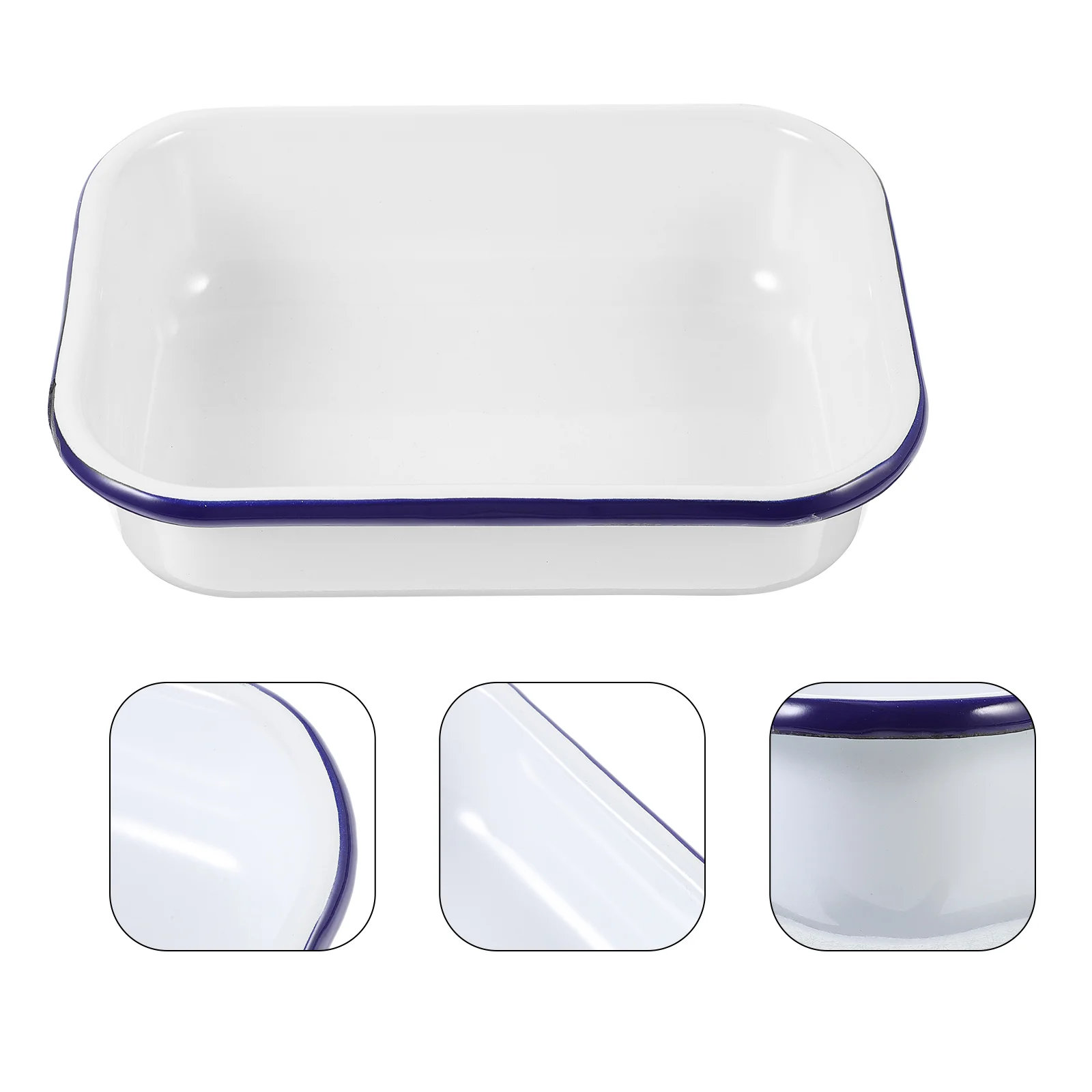 Baking Pans Trays Enamel Pancake Storage Soap Holder 2200X1600X550CM Food Fruit Child Travel
Baking Pans Trays Enamel Pancake Storage Soap Holder 2200X1600X550CM Food Fruit Child Travel
