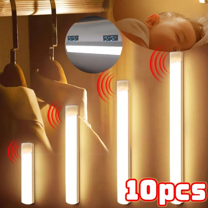 10/1sets Rechargeable LED Cabinet Light Motion Sensor Wireless Lighting Constant Mode Auto Sensing Durabled Cordless Wall Light
10/1sets Rechargeable LED Cabinet Light Motion Sensor Wireless Lighting Constant Mode Auto Sensing Durabled Cordless Wall Light