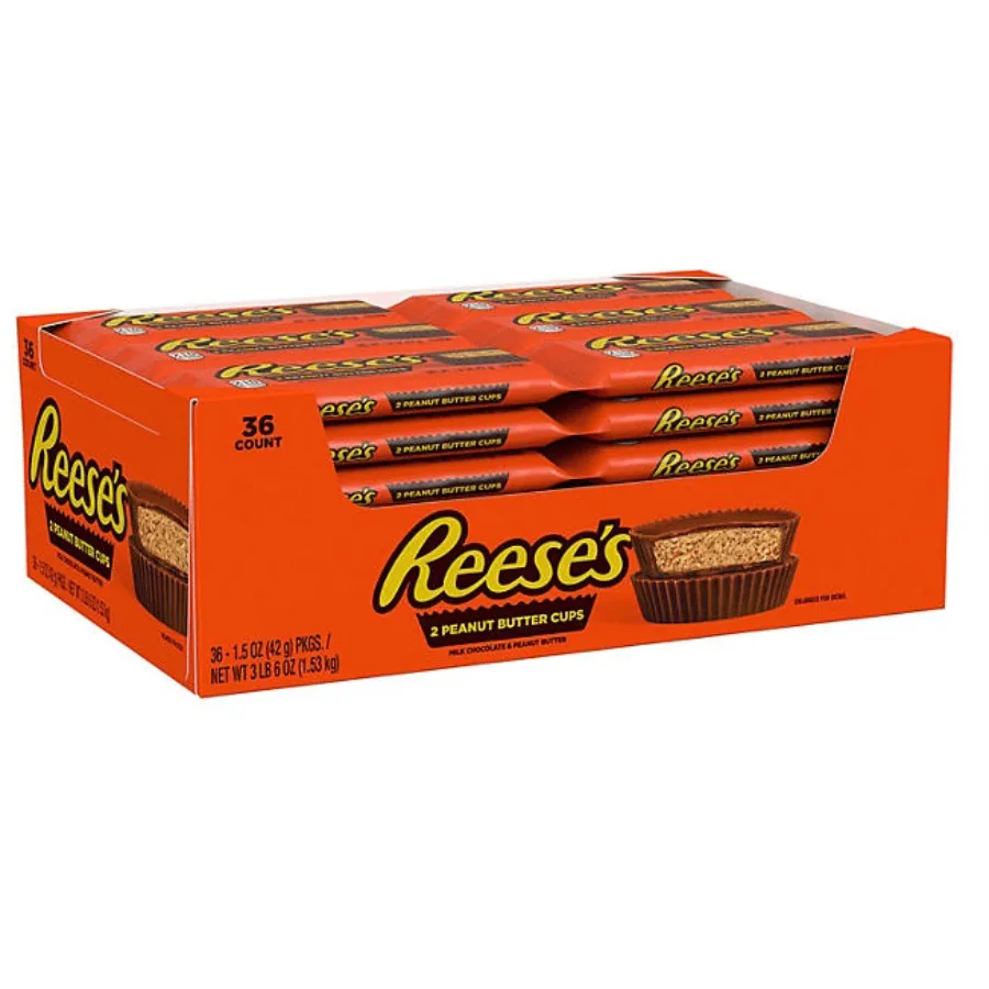 REESE'S Milk Chocolate Peanut Butter Cups 1.5 oz. 36 pk.
REESE'S Milk Chocolate Peanut Butter Cups 1.5 oz. 36 pk.
