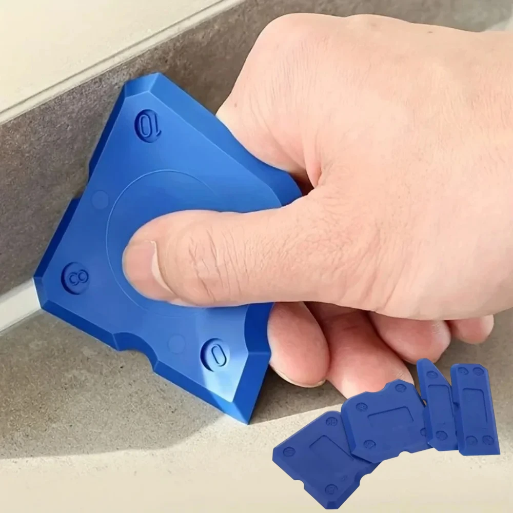 4pcs Silicone Caulk Scraper & Grout Finisher, Flexible & Non-Scratch for Bathroom Kitchen Tile, Professional Sealing Tool
4pcs Silicone Caulk Scraper & Grout Finisher, Flexible & Non-Scratch for Bathroom Kitchen Tile, Professional Sealing Tool