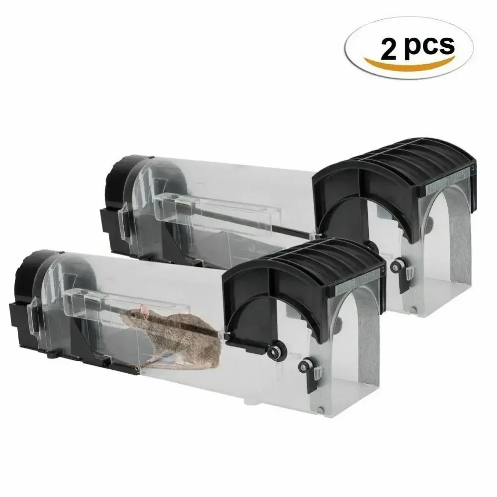 2PCS Plastic Mousetrap Mouse Cage Household Transparent Version Of Mouse Catching Device Kitchen Items
2PCS Plastic Mousetrap Mouse Cage Household Transparent Version Of Mouse Catching Device Kitchen Items