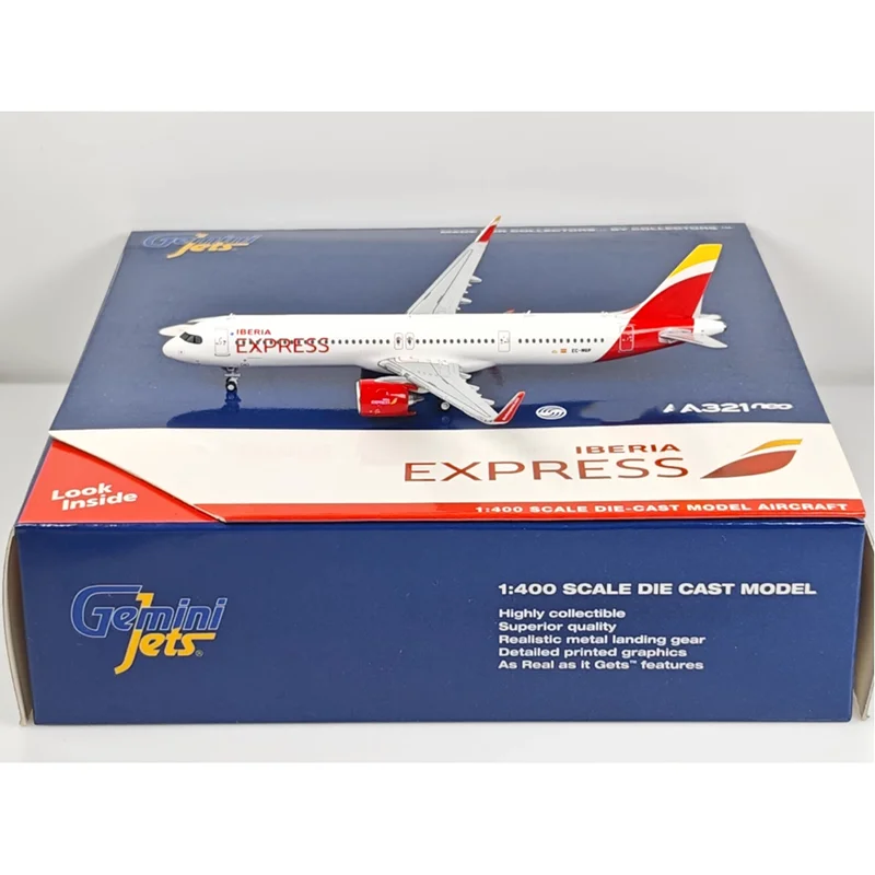 GeminiJets Diecast 1/400 Scale Espanyol A321neo EC-NGP Alloy Aircraft Model Collection Toys Ornaments Display
GeminiJets Diecast 1/400 Scale Espanyol A321neo EC-NGP Alloy Aircraft Model Collection Toys Ornaments Display