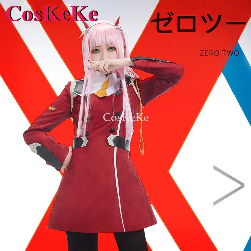 CosKeKe 02 Cosplay Game DFXX/Darling In The Franxx Costume Sweet Elegant Red Uniforms Women Activity Party Role Play Clothing
CosKeKe 02 Cosplay Game DFXX/Darling In The Franxx Costume Sweet Elegant Red Uniforms Women Activity Party Role Play Clothing