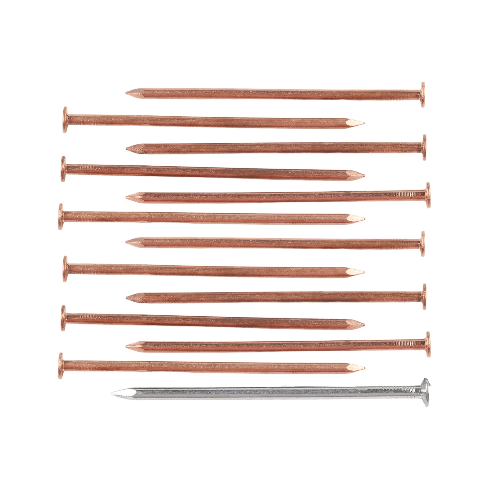 Полный комплект медных гвоздей для удаления деревьев и пней: 12 медных гвоздей и 1 стальной гвоздь для повышения эффективности
Полный комплект медных гвоздей для удаления деревьев и пней: 12 медных гвоздей и 1 стальной гвоздь для повышения эффективности