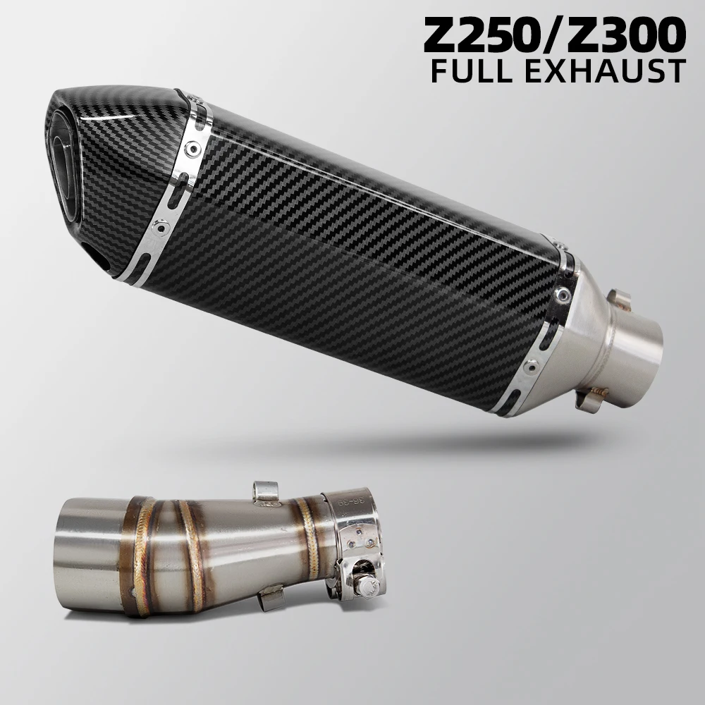 Z300 exhaust Slip on Line muffller For Kawasaki Ninja250 Z250 Ninja300 Z300 2012-2016 moto racing mid pipe street bike tail pipe
Z300 exhaust Slip on Line muffller For Kawasaki Ninja250 Z250 Ninja300 Z300 2012-2016 moto racing mid pipe street bike tail pipe