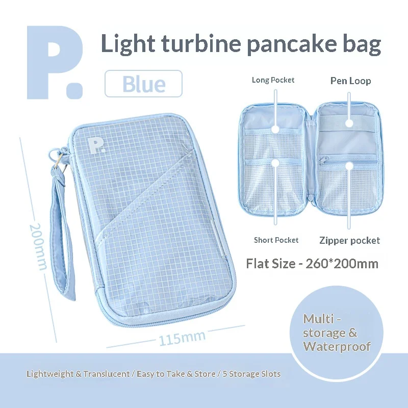 Planwith Translucent Sesame Bun Pencil Case,Large Capacity Aesthetic Semi-Clear Makeup BagOrganizer for Teen Girls,School&Travel
Planwith Translucent Sesame Bun Pencil Case,Large Capacity Aesthetic Semi-Clear Makeup BagOrganizer for Teen Girls,School&Travel