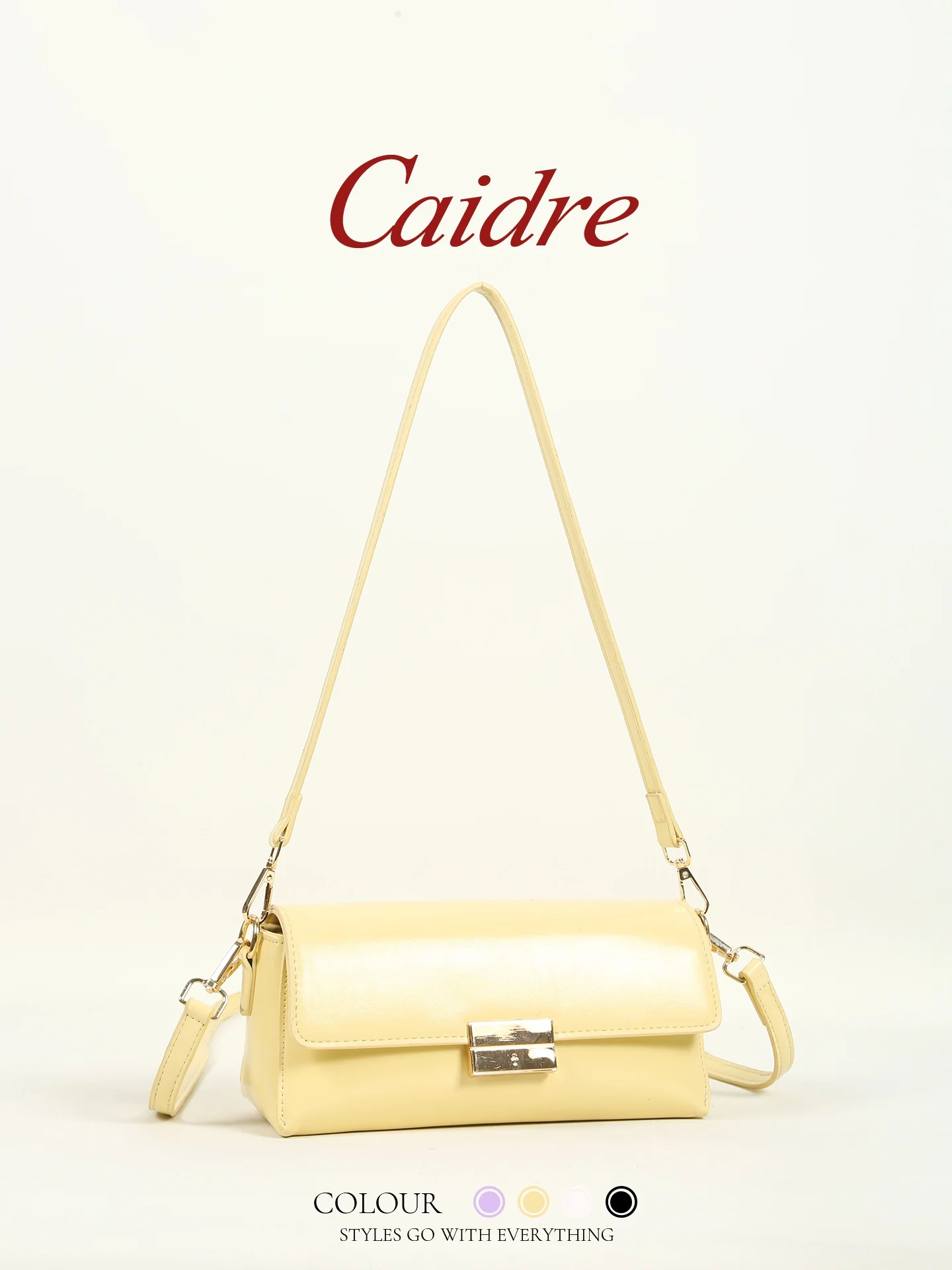 Caidre Underarm Single Shoulder Commuter Bag Women's Handbag Fashionable Korean Style Magnetic Buckle Soft PU Leather
Caidre Underarm Single Shoulder Commuter Bag Women's Handbag Fashionable Korean Style Magnetic Buckle Soft PU Leather