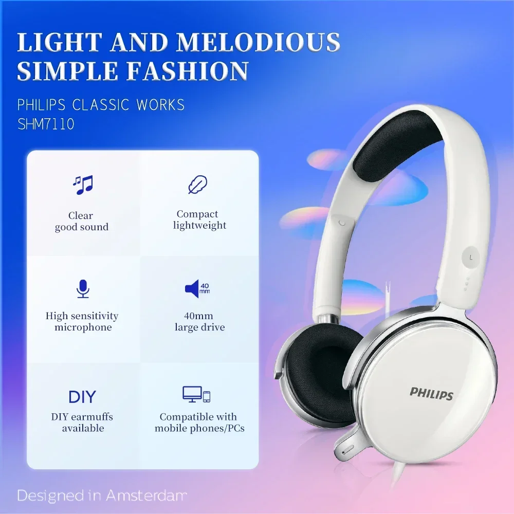 Philips SHM7110U Проводные игровые наушники HIFI HD наушники для вызова 3,5 мм аудиоинтерфейс онлайн-обучающая гарнитура с наушниками «сделай сам»
Philips SHM7110U Проводные игровые наушники HIFI HD наушники для вызова 3,5 мм аудиоинтерфейс онлайн-обучающая гарнитура с наушниками «сделай сам»