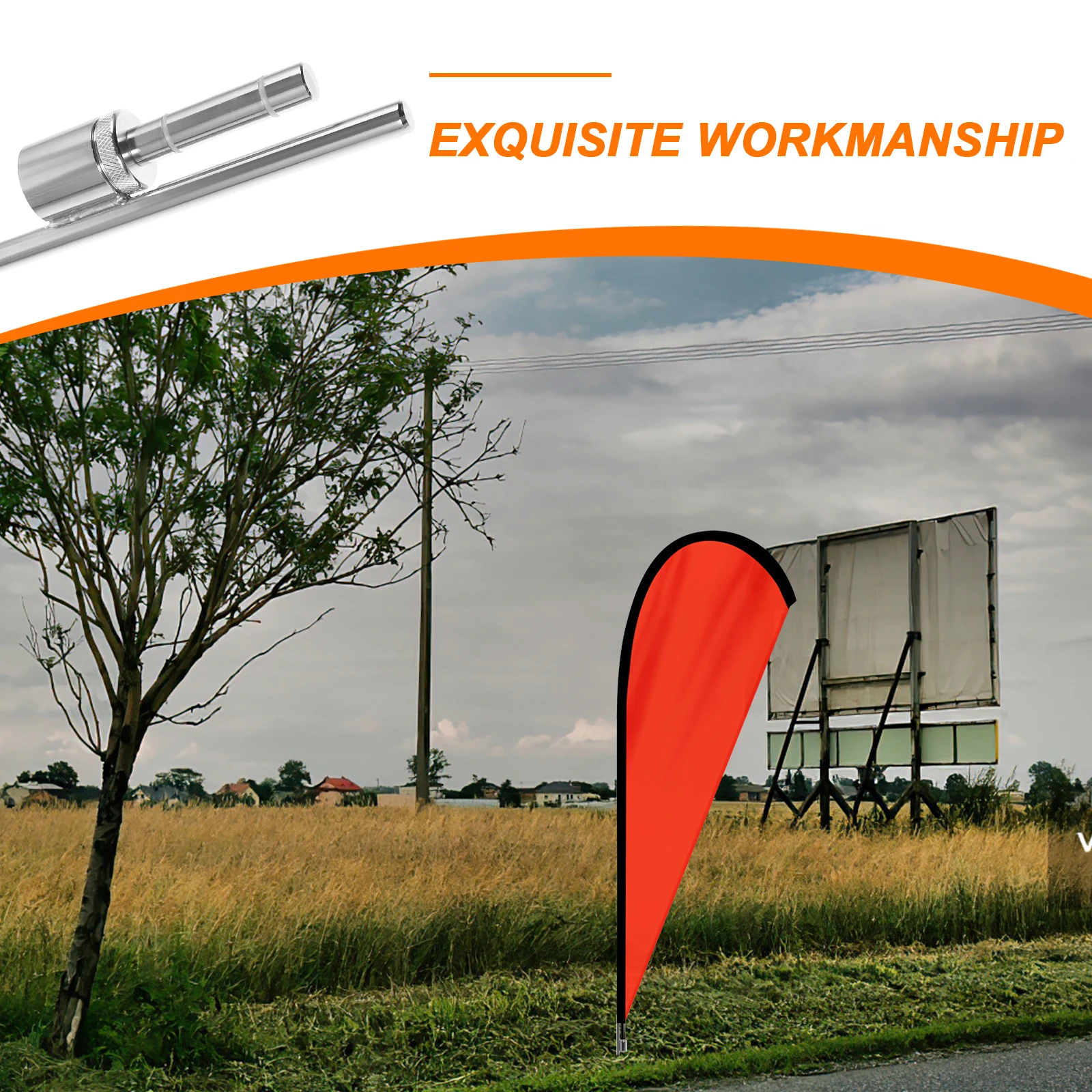 Stainless Steel Flagpole Ground Stake Heavy Duty Rustproof for Outdoor Flag Pole Fixing Stable Base for Telescoping Sectional
Stainless Steel Flagpole Ground Stake Heavy Duty Rustproof for Outdoor Flag Pole Fixing Stable Base for Telescoping Sectional