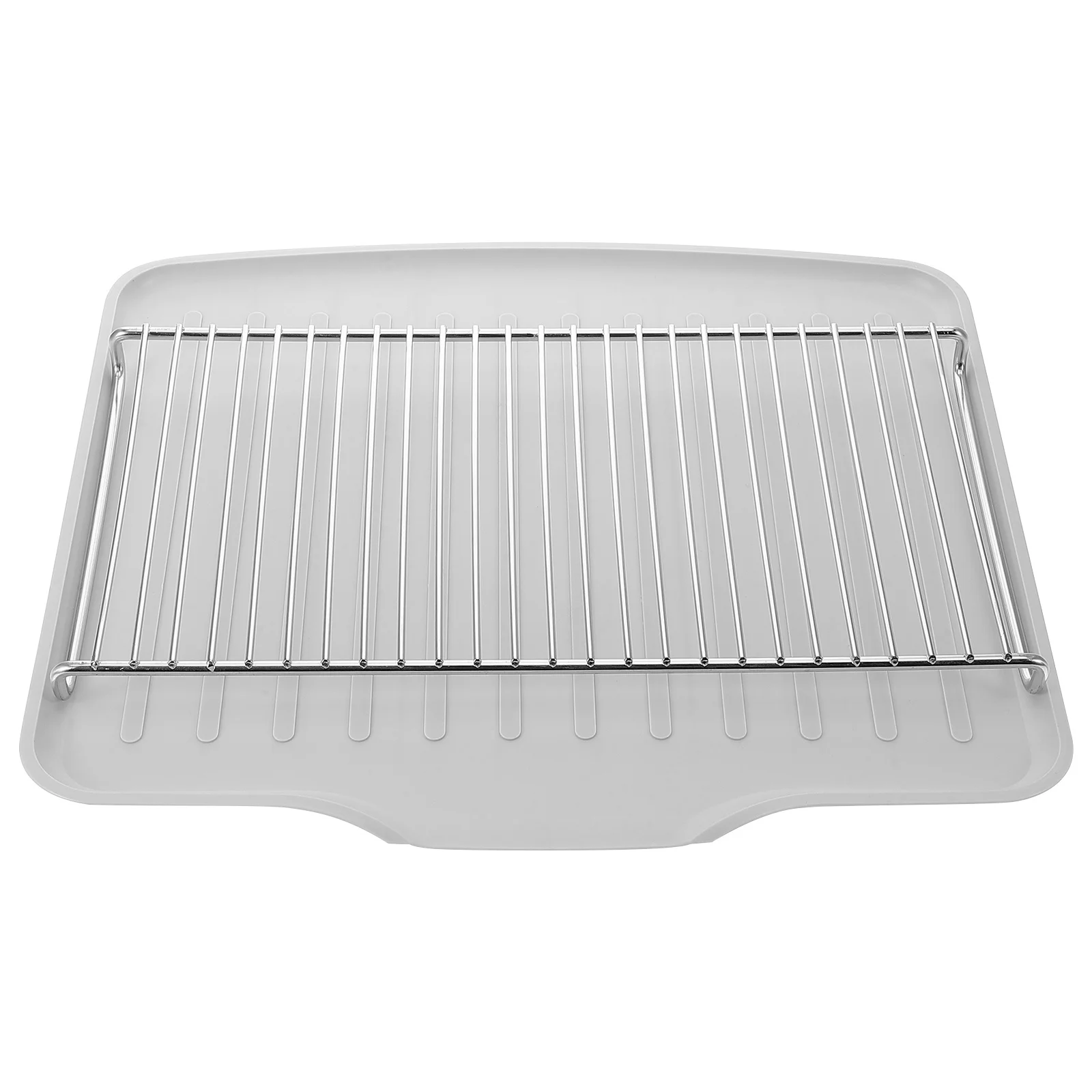 1 Set Stainless Steel Dish Drying Rack Drain Board Kitchen Organizer Multi-Functional Space Saving Plate Cutlery Stand Modern
1 Set Stainless Steel Dish Drying Rack Drain Board Kitchen Organizer Multi-Functional Space Saving Plate Cutlery Stand Modern