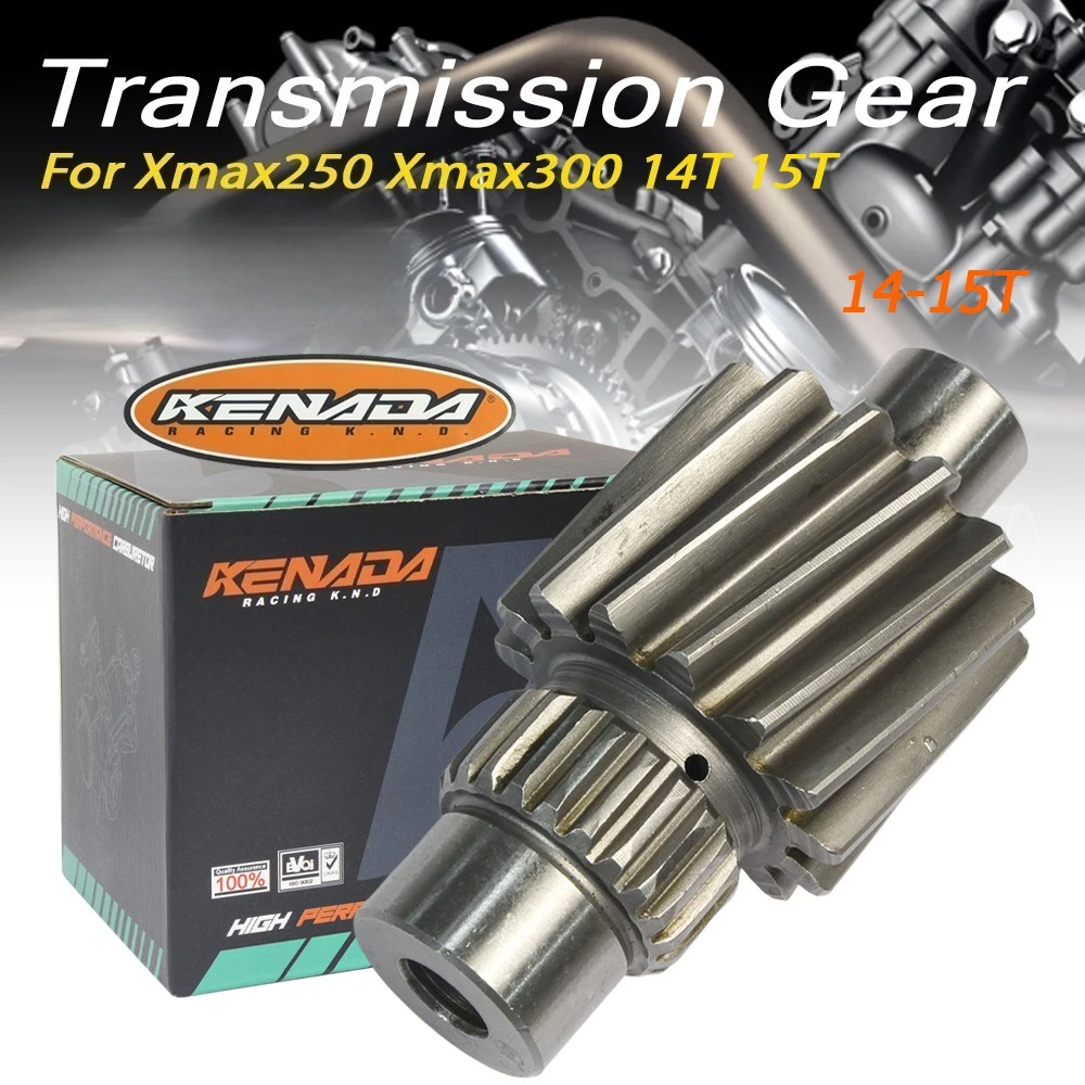 KENADA RACING Transmission Gear 14T 15T For Xmax250 Xmax300 Motorcycle Drive Gear
KENADA RACING Transmission Gear 14T 15T For Xmax250 Xmax300 Motorcycle Drive Gear