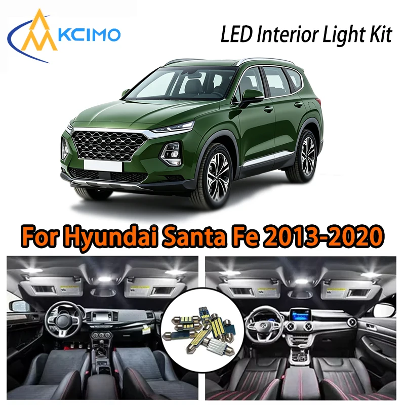 High Quality LED Interior Lights For Hyundai Santa Fe 2013-2020, Two Colors Easy Install Decor
High Quality LED Interior Lights For Hyundai Santa Fe 2013-2020, Two Colors Easy Install Decor