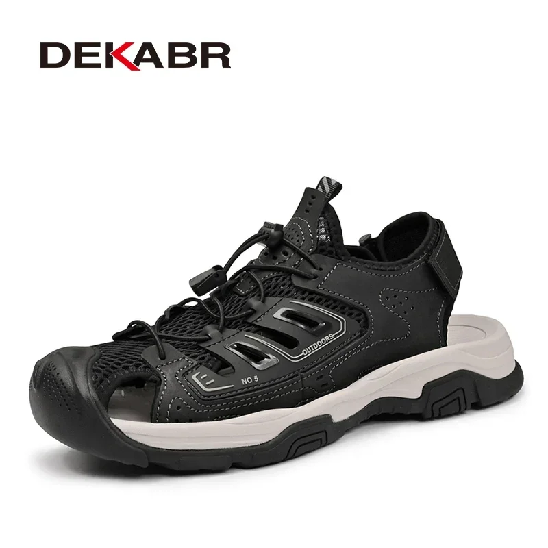 DEKABR 2025 New Casual Sandals Shoes For Men Summer Breathable Mesh With Genuine Leather Non-Slip Beach Sandals Men
DEKABR 2025 New Casual Sandals Shoes For Men Summer Breathable Mesh With Genuine Leather Non-Slip Beach Sandals Men