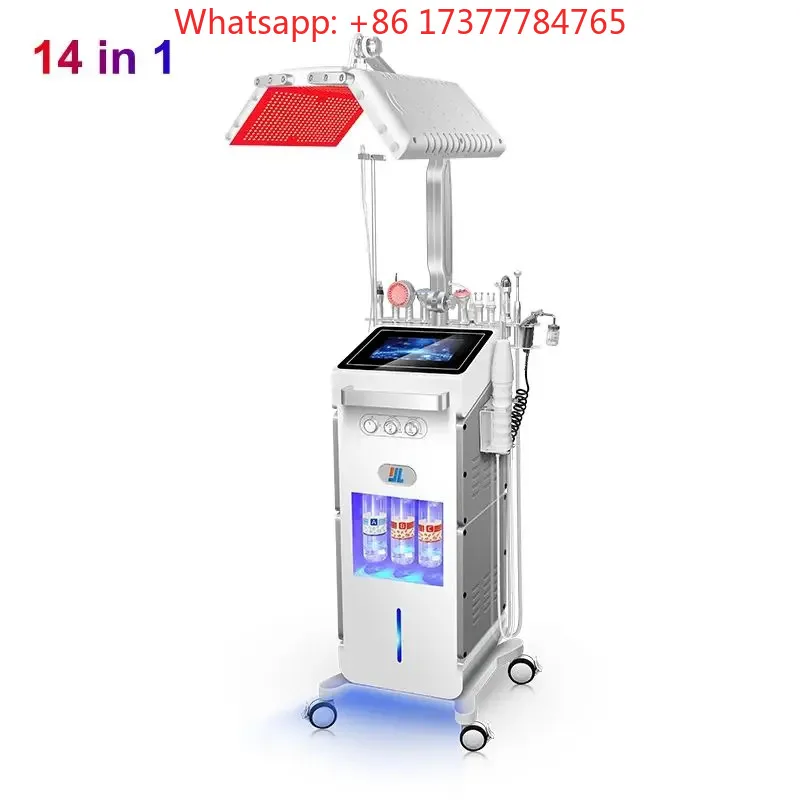 14 in 1 Hydrade rmabrasion Facial Spa Equipment Phototherapy Facial Mask Machine for Salon
14 in 1 Hydrade rmabrasion Facial Spa Equipment Phototherapy Facial Mask Machine for Salon