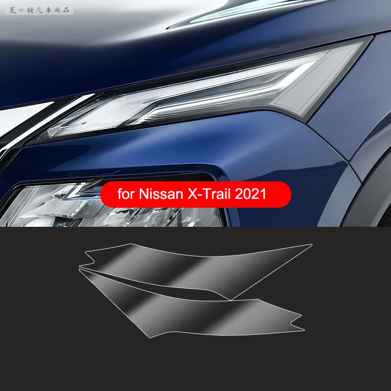 2pcs Car Front Headlamp Film for Nissan X-Trail 2021 TPU Transparent Protective Film Exterior Accessories Lamp Strip Car Sticker
2pcs Car Front Headlamp Film for Nissan X-Trail 2021 TPU Transparent Protective Film Exterior Accessories Lamp Strip Car Sticker