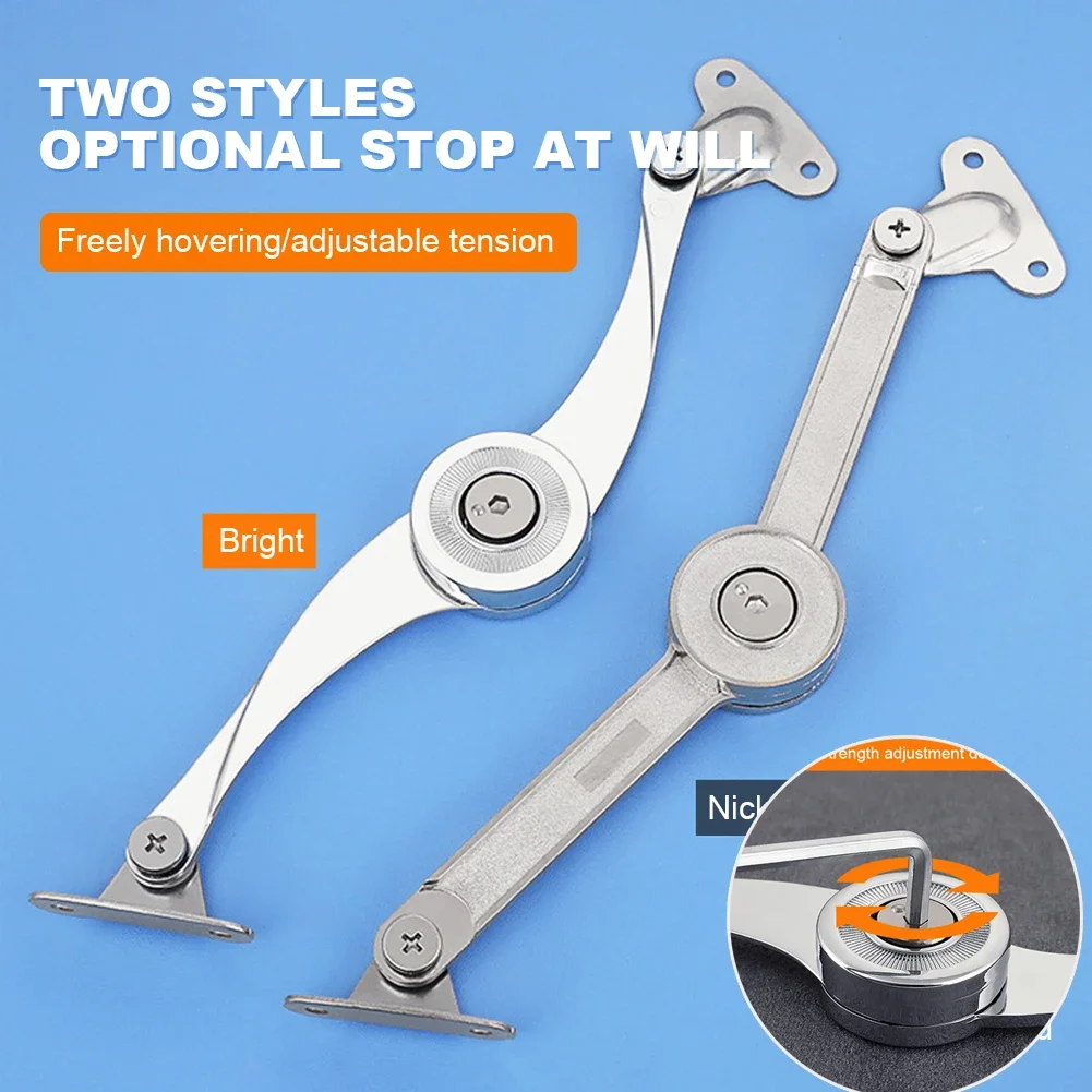 Support Hinge Lid Stay with Soft Close Lid Lift Up Stay Buffer Damper Adjustable Stop in Any Position for Wardrobe Cabinet
Support Hinge Lid Stay with Soft Close Lid Lift Up Stay Buffer Damper Adjustable Stop in Any Position for Wardrobe Cabinet