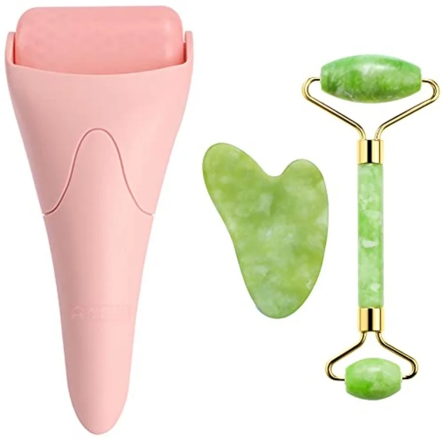AECW 3-in-1 Jade Roller and Gua Sa Set Face and Eye Ice Roller Facial Cooling Mas Roller
AECW 3-in-1 Jade Roller and Gua Sa Set Face and Eye Ice Roller Facial Cooling Mas Roller