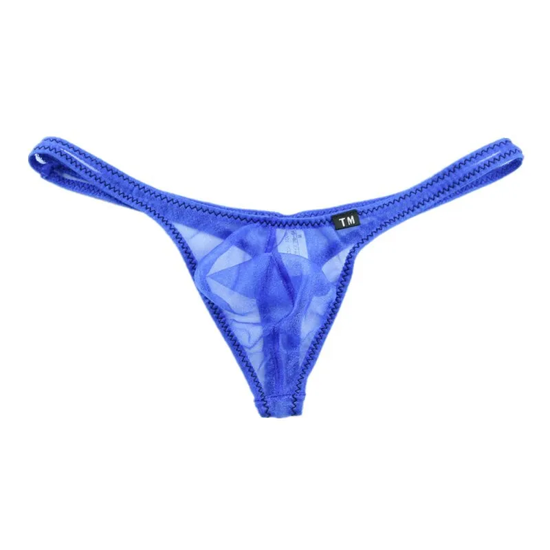 Men's Mesh Thong, Low-rise Sheer T-back Underwear, Breathable Comfortable
Men's Mesh Thong, Low-rise Sheer T-back Underwear, Breathable Comfortable